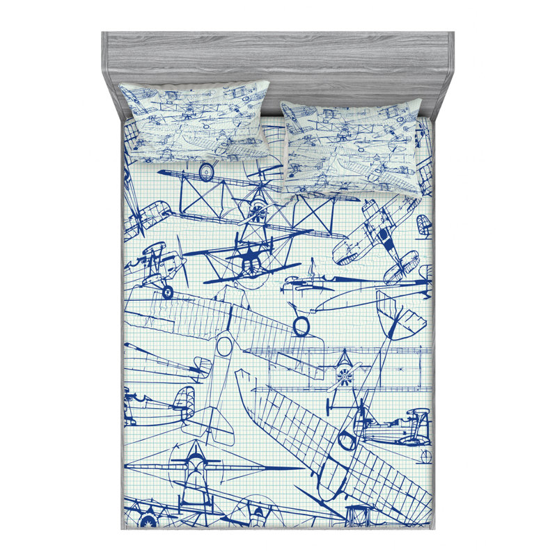 East Urban Home Airplane Sheet Set Wayfair